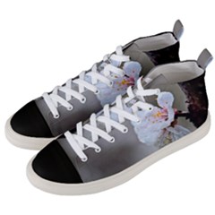 Rainy Day Of Hanami Season Men s Mid-top Canvas Sneakers by FunnyCow