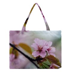 Soft Rains Of Spring Medium Tote Bag by FunnyCow