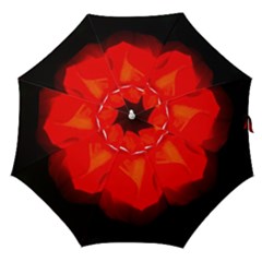 Red Tulip A Bowl Of Fire Straight Umbrellas by FunnyCow