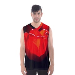 Red Tulip A Bowl Of Fire Men s Basketball Tank Top by FunnyCow