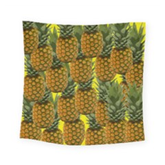 Tropical Pineapple Square Tapestry (small) by snowwhitegirl