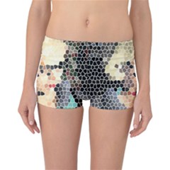 Stained Glass Girl Reversible Boyleg Bikini Bottoms