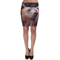 Bear Looking Bodycon Skirt