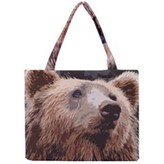 Bear Looking Mini Tote Bag