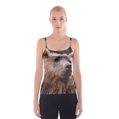 Bear Looking Spaghetti Strap Top by snowwhitegirl