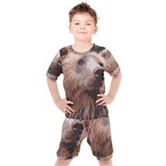 Bear Looking Kid s Set by snowwhitegirl