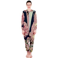 Rose Floral Doll Onepiece Jumpsuit (ladies) 