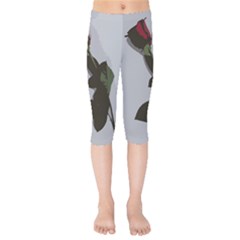 Red Rose Kids  Capri Leggings 