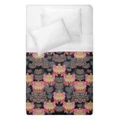 Heavy Metal Meets Power Of The Big Flower Duvet Cover (single Size) by pepitasart