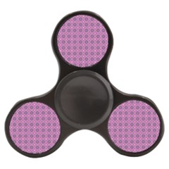 Floral Circles Pink Finger Spinner by BrightVibesDesign