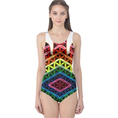 Hamsa Of God One Piece Swimsuit by CruxMagic