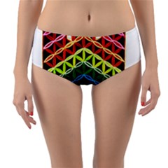 Hamsa Reversible Mid-waist Bikini Bottoms by CruxMagic