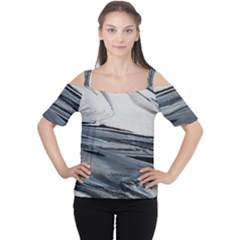 Space Drift Cutout Shoulder Tee