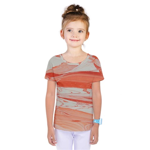 Orange Swirl Kids  One Piece Tee by WILLBIRDWELL