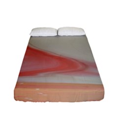 Martian Snow Fitted Sheet (full/ Double Size) by WILLBIRDWELL