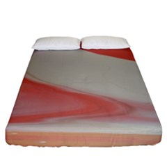 Martian Snow Fitted Sheet (king Size) by WILLBIRDWELL