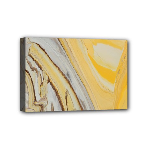 Yellow Jungle Mini Canvas 6  X 4  (stretched)