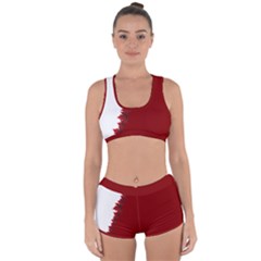 Canada Maple Leaf Racerback Boyleg Bikini Set