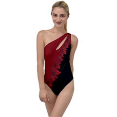 Canada Maple Leaf To One Side Swimsuit by CanadaSouvenirs