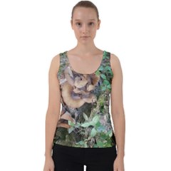 Abstract Of Mushroom Velvet Tank Top