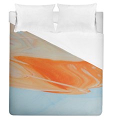 Orange And Blue Duvet Cover (queen Size) by WILLBIRDWELL