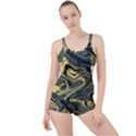 Yellow Nebula Boyleg Tankini Set  View1