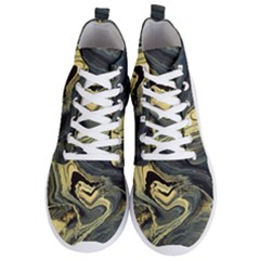 Yellow Nebula Men s Lightweight High Top Sneakers