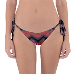 Red Swirls Designs By Flipstylez Designs Reversible Bikini Bottom