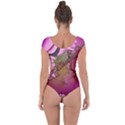 Flowers In Soft Violet Colors Short Sleeve Leotard  View2