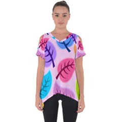 Backdrop Background Beautiful Cut Out Side Drop Tee