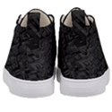 Black Rectangle Wallpaper Grey Kid s Mid-Top Canvas Sneakers View4