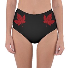 Cool Canada Reversible High-waist Bikini Bottoms by CanadaSouvenirs