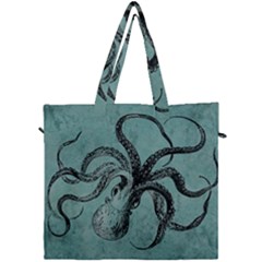 Vintage Octopus  Canvas Travel Bag by Valentinaart