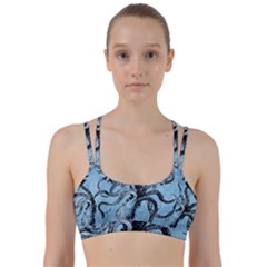 Vintage Octopus  Line Them Up Sports Bra by Valentinaart