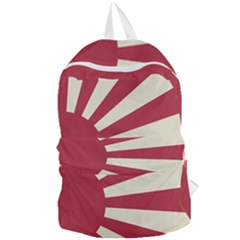 Rising Sun Flag Foldable Lightweight Backpack by Valentinaart