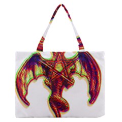 Demon Zipper Medium Tote Bag