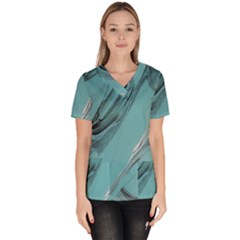 Whisper Women s V-neck Scrub Top by WILLBIRDWELL