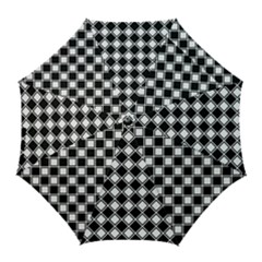 Square Diagonal Pattern Seamless Golf Umbrellas