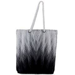 Feather Graphic Design Background Full Print Rope Handle Tote (large)