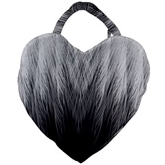 Feather Graphic Design Background Giant Heart Shaped Tote by Nexatart