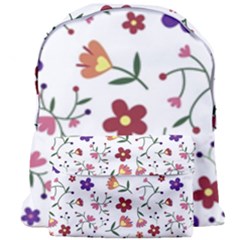 Flowers Pattern Texture Nature Giant Full Print Backpack