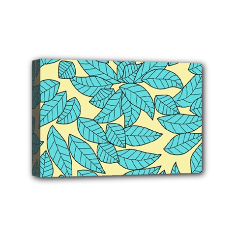 Leaves Dried Leaves Stamping Mini Canvas 6  x 4  (Stretched)