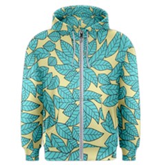 Leaves Dried Leaves Stamping Men s Zipper Hoodie