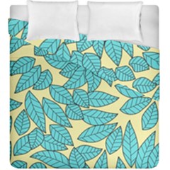 Leaves Dried Leaves Stamping Duvet Cover Double Side (King Size)