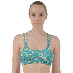 Leaves Dried Leaves Stamping Line Them Up Sports Bra
