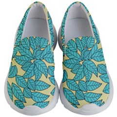 Leaves Dried Leaves Stamping Kid s Lightweight Slip Ons by Nexatart