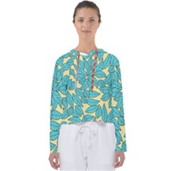 Leaves Dried Leaves Stamping Women s Slouchy Sweat