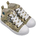 Abstract Art Artistic Botanical Kid s Mid-Top Canvas Sneakers View3