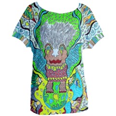 Cosmic Planet Angel Women s Oversized Tee by chellerayartisans