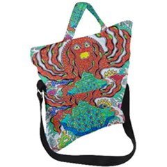 Ocalafish Fold Over Handle Tote Bag by chellerayartisans